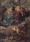 Peter Paul Rubens The Meeting of Marie de'Medici and Henry IV at Lyons (mk01) oil painting artist